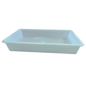 CUBETAS DE PLASTICO POR ENCARGO EN BLANCO Y NEGRA